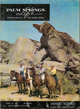 Palm Springs Life Cover Print - 1961 April 19