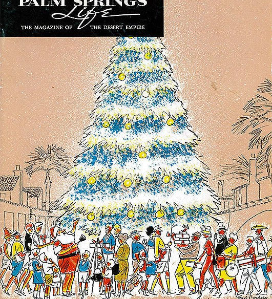 Palm Springs Life Cover Print - 1961 December - Destination PSP