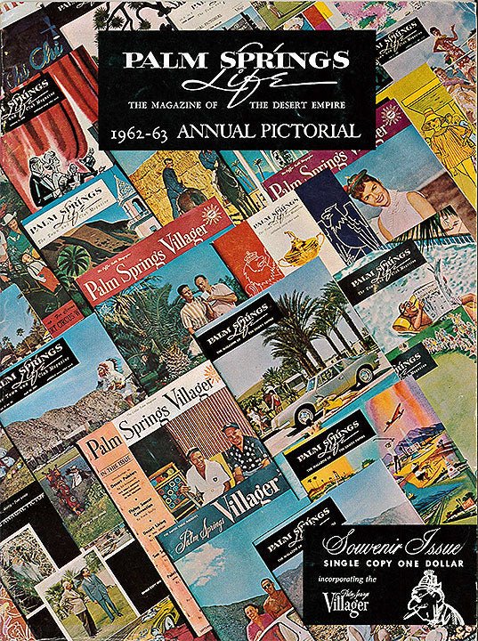 Palm Springs Life Cover Print - 1962 Annual Pictorial - Destination PSP