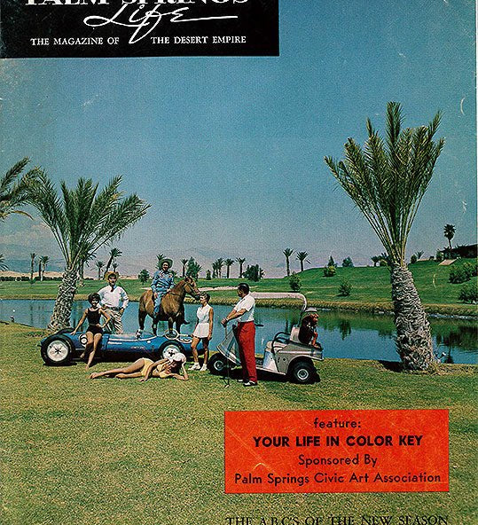 Palm Springs Life Cover Print - 1962 October - Destination PSP