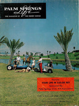 Palm Springs Life Cover Print - 1962 October