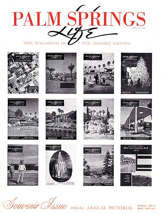 Palm Springs Life Cover Print - 1963 Annual Pictorial - Destination PSP