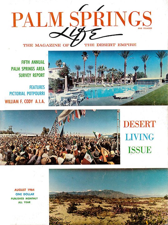 Palm Springs Life Cover Print - 1964 Desert Living - Destination PSP