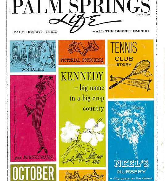 Palm Springs Life Cover Print - 1964 October - Destination PSP
