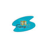 Palm Springs Martini Magnet -Blue
