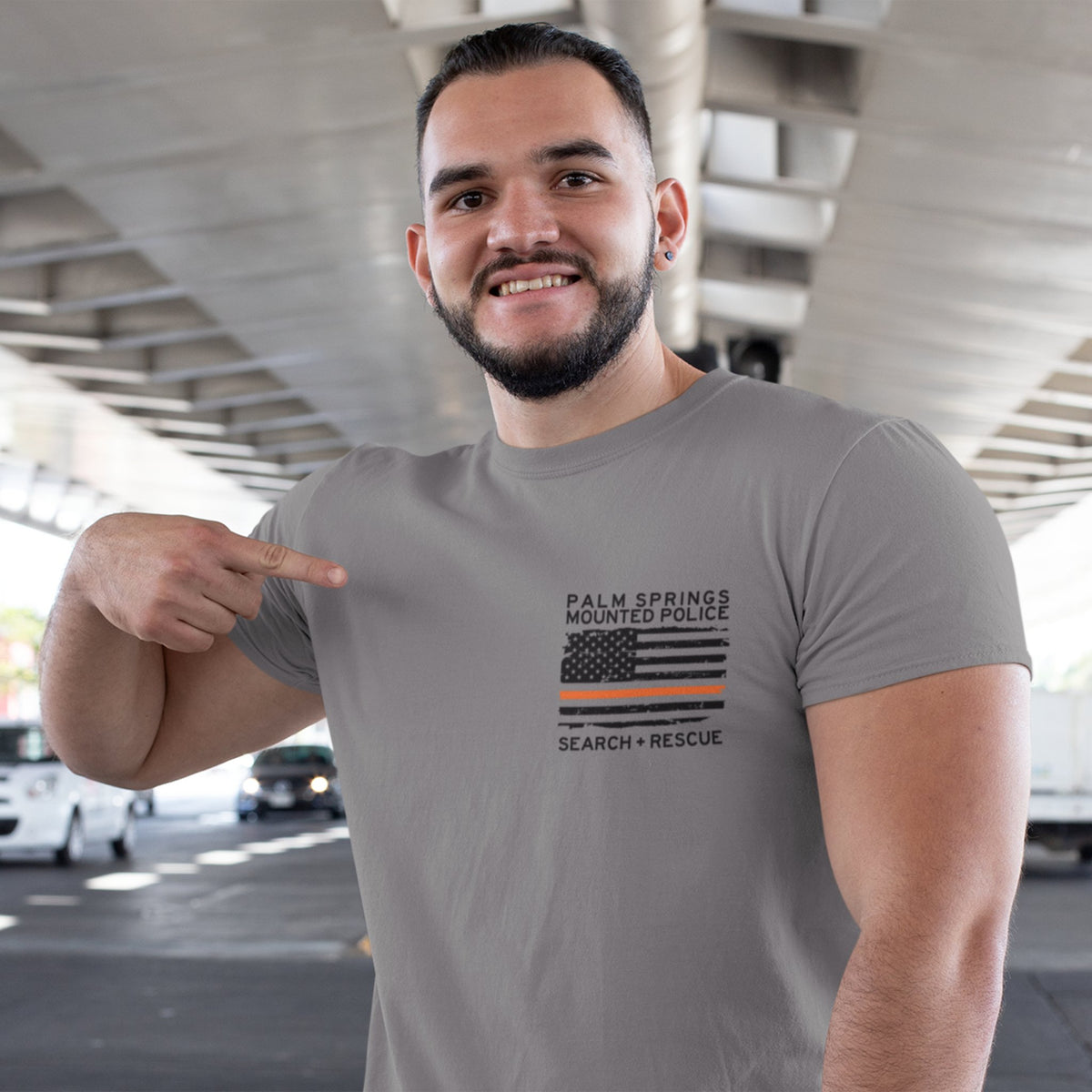 Palm Springs Mounted Police Search and Rescue Unisex T-shirt 