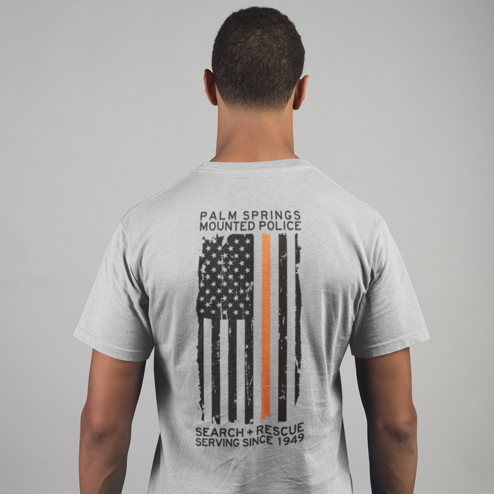 Palm Springs Mounted Police Search and Rescue Unisex T-shirt - Grey - Destination PSP