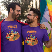 Palm Springs Pride Unisex T-shirt by Shag - Team Purple - Destination PSP