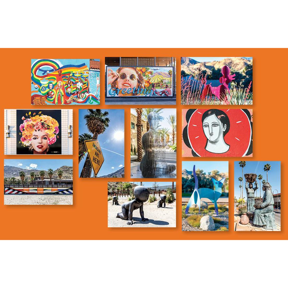 Palm Springs Public Art Postcard Set - Destination PSP