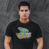 Palm Springs Retro Martini Unisex T-shirt - Black