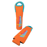 Palm Springs Wine Bag Tote - Retro Diner Design Orange