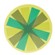 Pinwheel Vinyl Coaster Set of 8 - Green