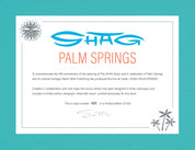 SHAG PALM SPRINGS Luxury Edition Turquoise - Destination PSP