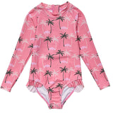 Snapper Rock Palm Paradise Long sleeve Surf Suit