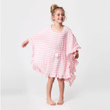 Snapper Rock Pink Stripe Cover Up