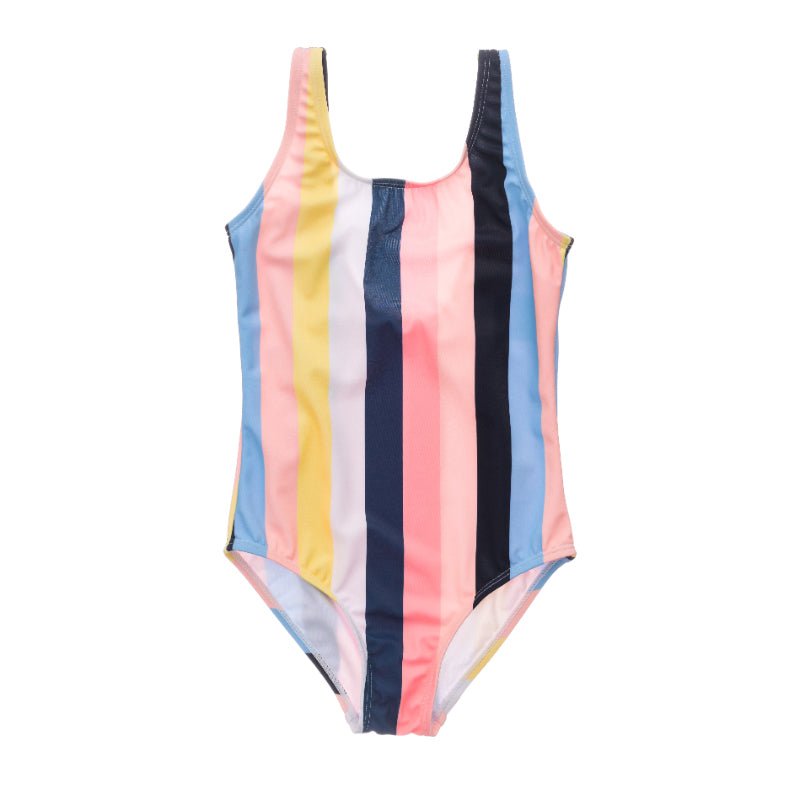 Snapper Rock Striped Scoop Girls Swimsuit – Destination PSP
