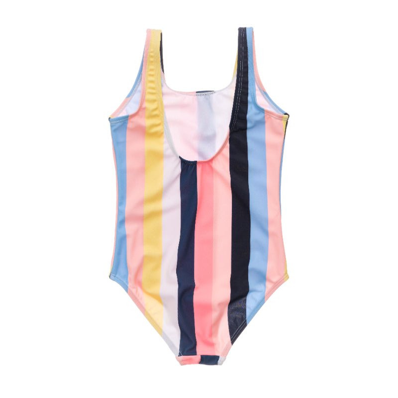 Snapper Rock Striped Scoop Girls Swimsuit - Destination PSP