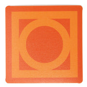 Sunmor Square Vinyl Coaster Set of 8 - Orange - Destination PSP