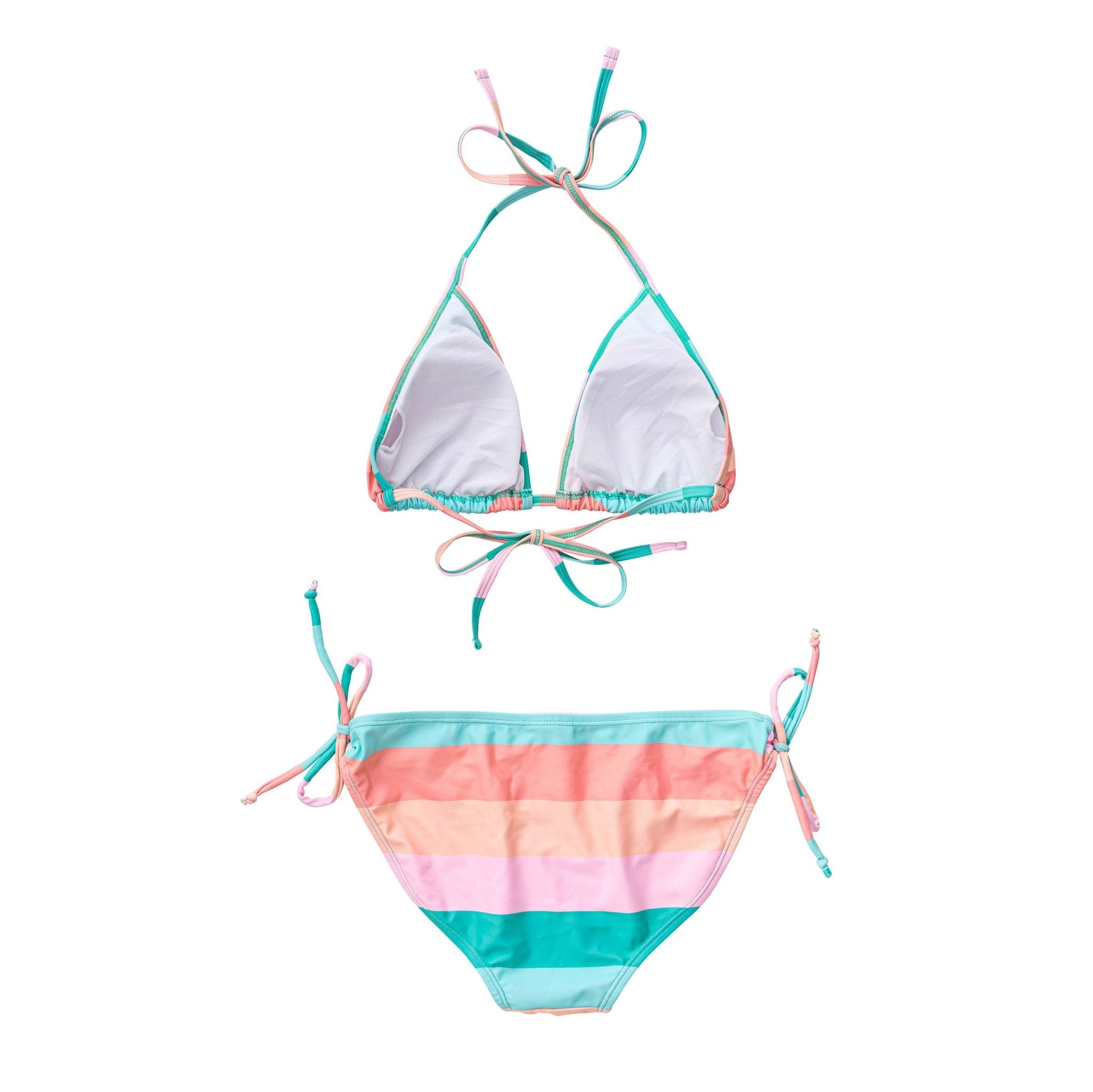 Sunset Stripe Triangle Bikini - Destination PSP