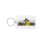 Swiss Miss House Acrylic Key Chain / Key Ring