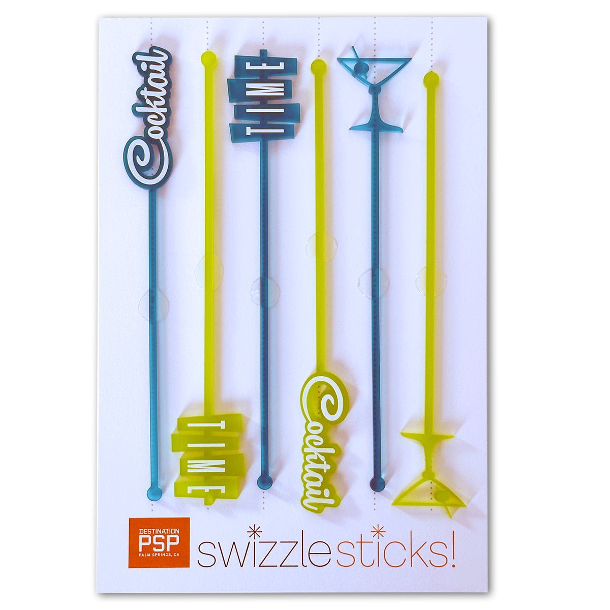 Swizzle Stick Set - Cocktail Time - Destination PSP