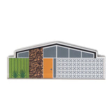 Twin Palms House Acrylic Magnet