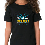 Kids Unisex T-shirt - Palm Springs Starburst - Black