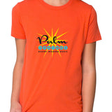 Kids Unisex T-shirt - Palm Springs Starburst - Orange