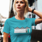 Unisex T-shirt - Midcentury Folded Plate House - Destination PSP
