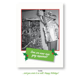 Retro Holiday Humor Holiday Card - Don We Now Our Gay Apparel