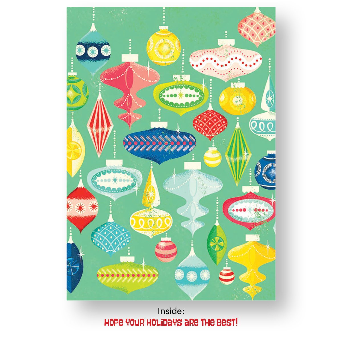 Vintage Ornaments Holiday Card Set - Destination PSP