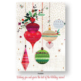 Vintage Ornaments Holiday Card - Wishing You and Yours the Best of the Holiday Season