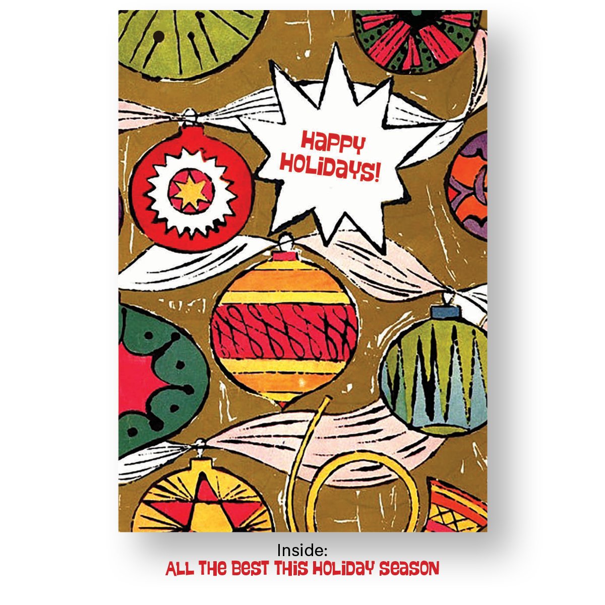 Vintage Ornaments Holiday Card Set - Destination PSP