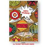 Vintage Ornaments Holiday Card - All the Best this Holiday Season